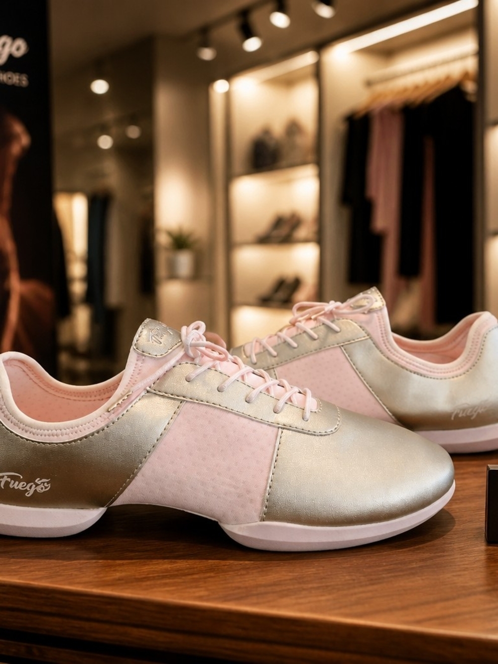 Fuego Split Sole Dance Sneakers   Women's Size 12 Mens 10.5